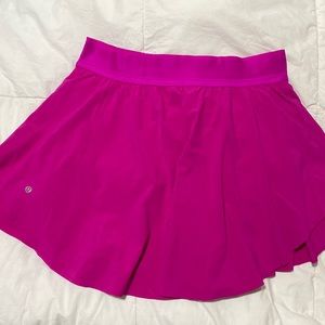 Lululemon Court Rival Perforated High Rise Skirt